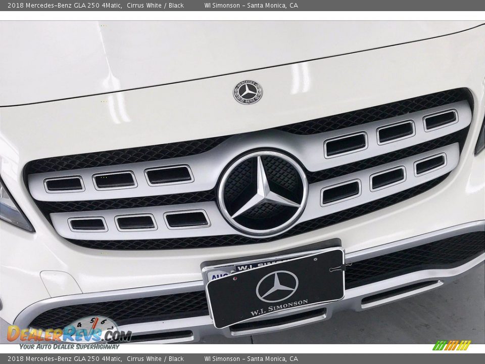 2018 Mercedes-Benz GLA 250 4Matic Cirrus White / Black Photo #32
