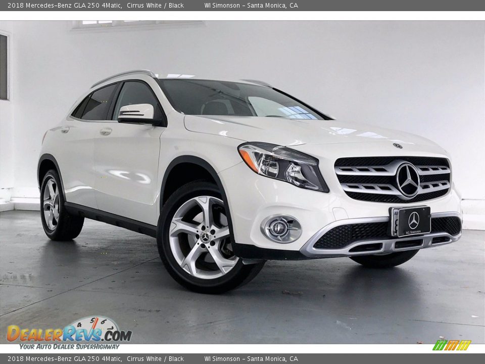 2018 Mercedes-Benz GLA 250 4Matic Cirrus White / Black Photo #33