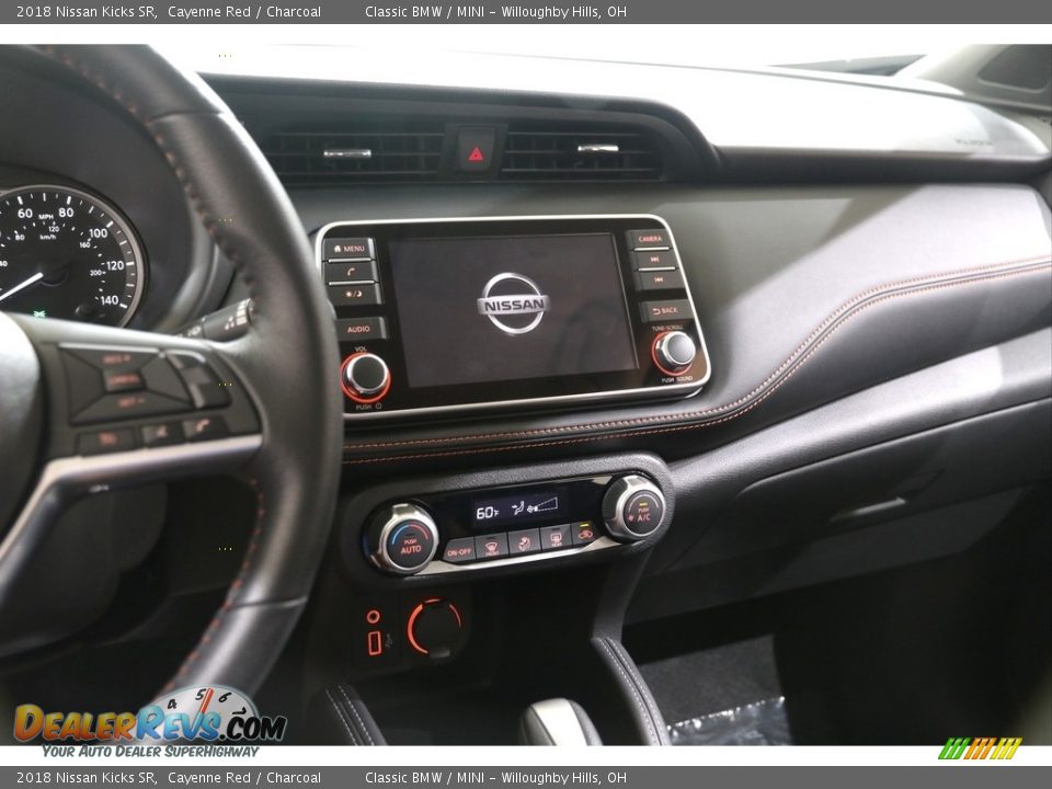 2018 Nissan Kicks SR Cayenne Red / Charcoal Photo #9