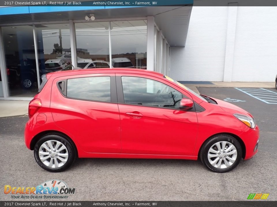 2017 Chevrolet Spark LT Red Hot / Jet Black Photo #3