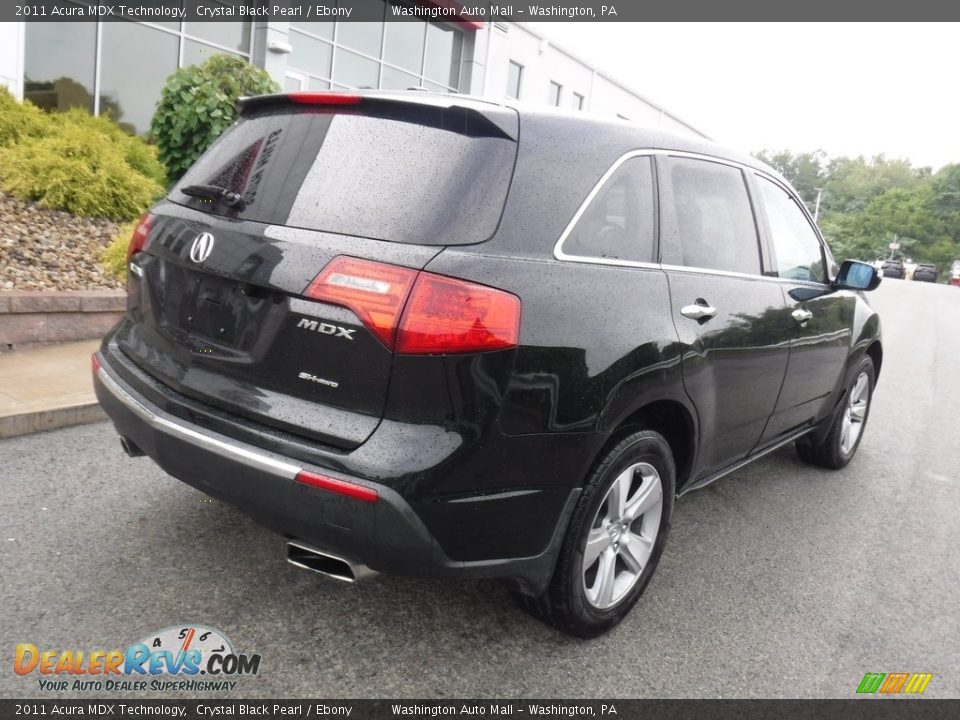 2011 Acura MDX Technology Crystal Black Pearl / Ebony Photo #16