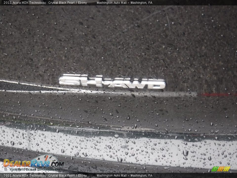 2011 Acura MDX Technology Crystal Black Pearl / Ebony Photo #17