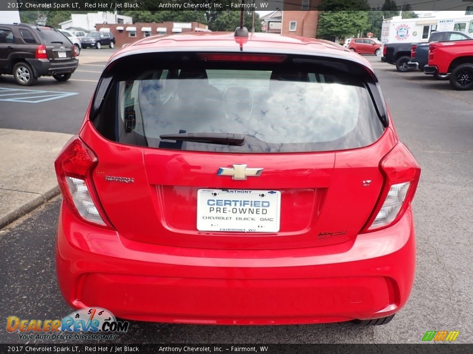 2017 Chevrolet Spark LT Red Hot / Jet Black Photo #5