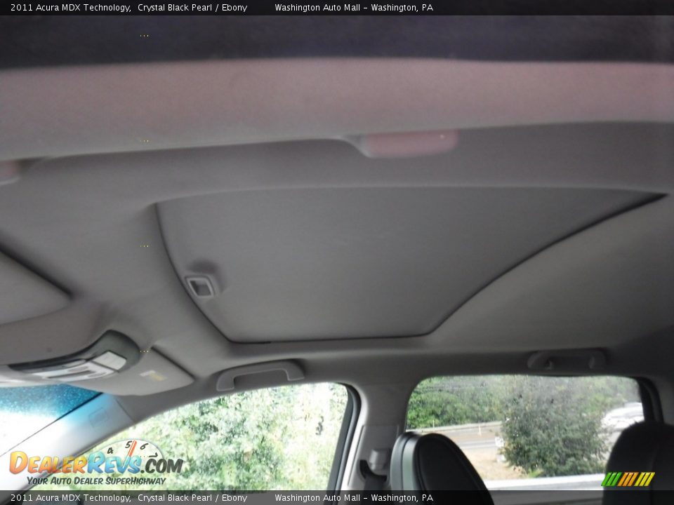 2011 Acura MDX Technology Crystal Black Pearl / Ebony Photo #18