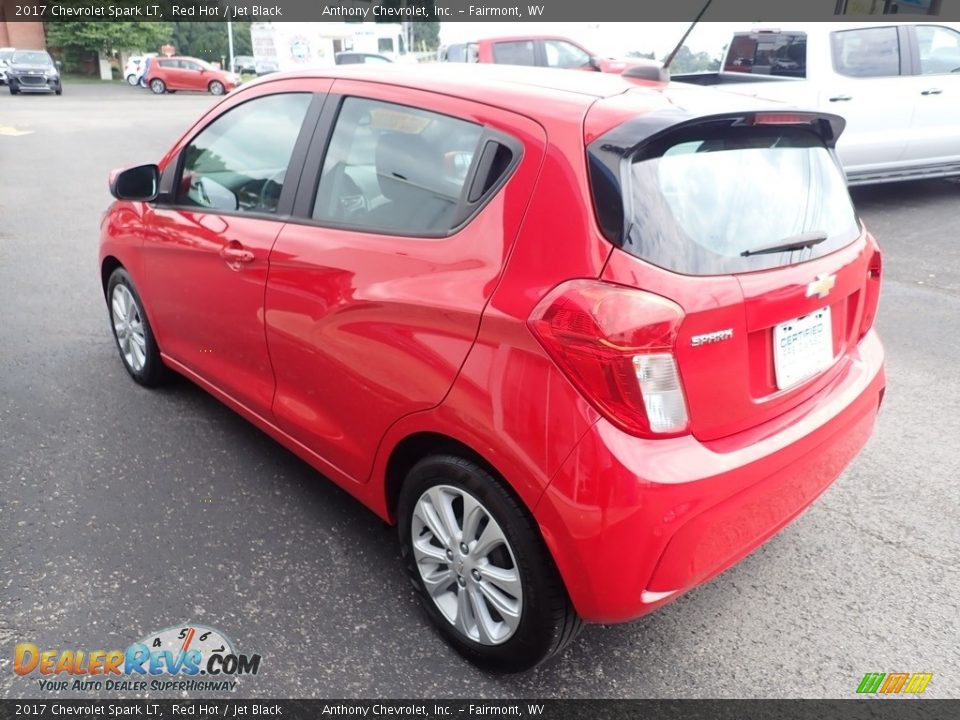 2017 Chevrolet Spark LT Red Hot / Jet Black Photo #6