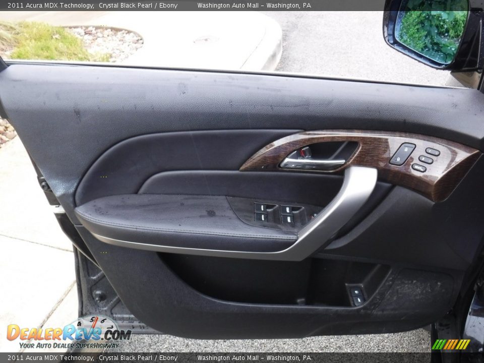 2011 Acura MDX Technology Crystal Black Pearl / Ebony Photo #19