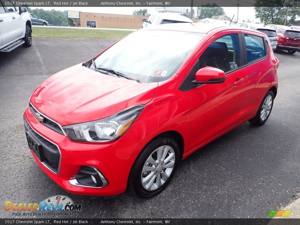 2017 Chevrolet Spark LT Red Hot / Jet Black Photo #8