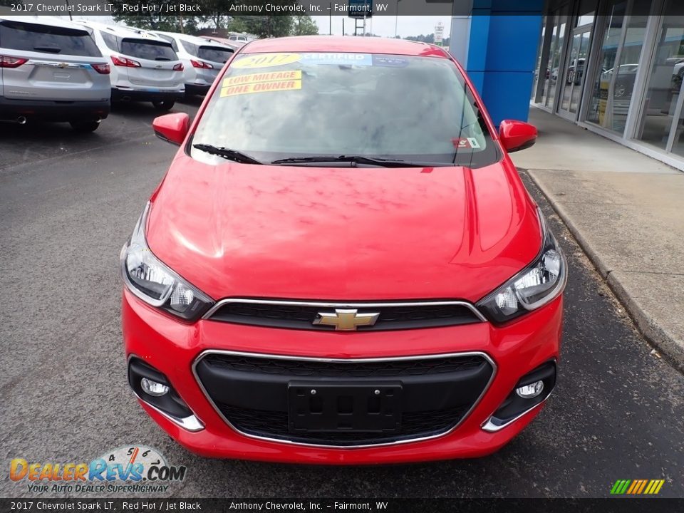 2017 Chevrolet Spark LT Red Hot / Jet Black Photo #9