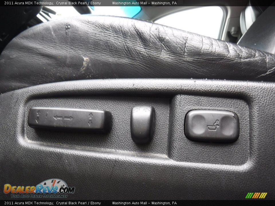 2011 Acura MDX Technology Crystal Black Pearl / Ebony Photo #22
