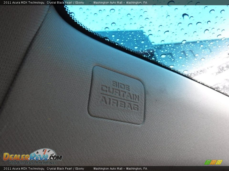 2011 Acura MDX Technology Crystal Black Pearl / Ebony Photo #25