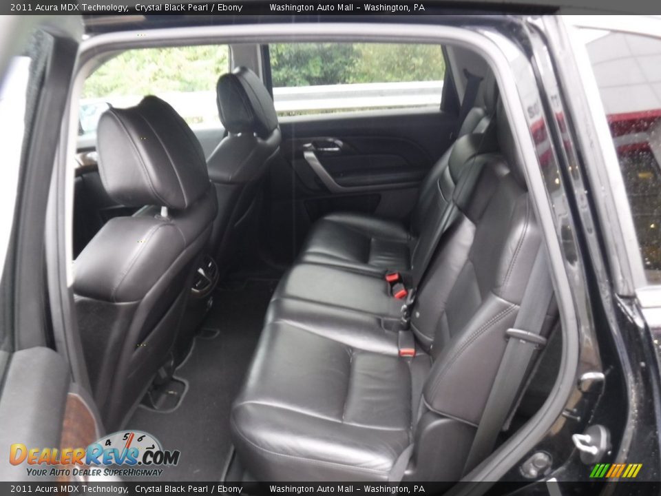 2011 Acura MDX Technology Crystal Black Pearl / Ebony Photo #26