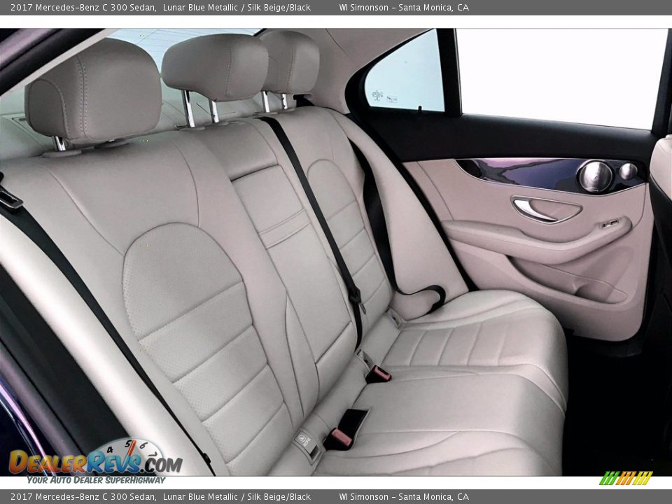 2017 Mercedes-Benz C 300 Sedan Lunar Blue Metallic / Silk Beige/Black Photo #13