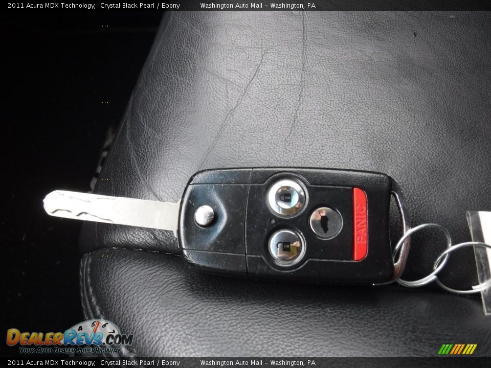 2011 Acura MDX Technology Crystal Black Pearl / Ebony Photo #30