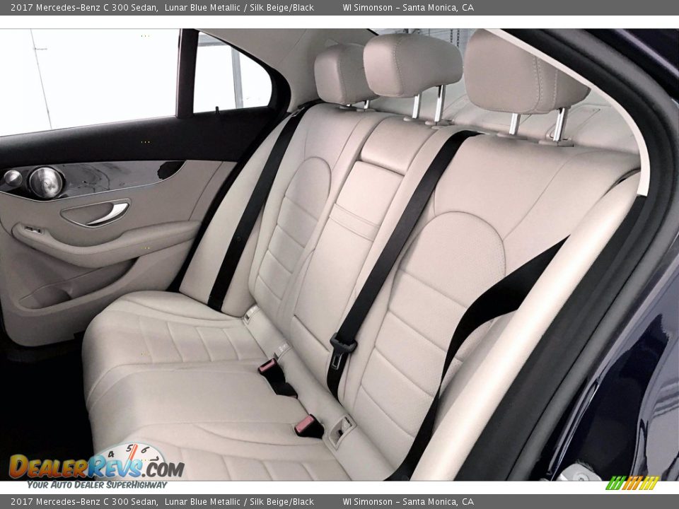 2017 Mercedes-Benz C 300 Sedan Lunar Blue Metallic / Silk Beige/Black Photo #15