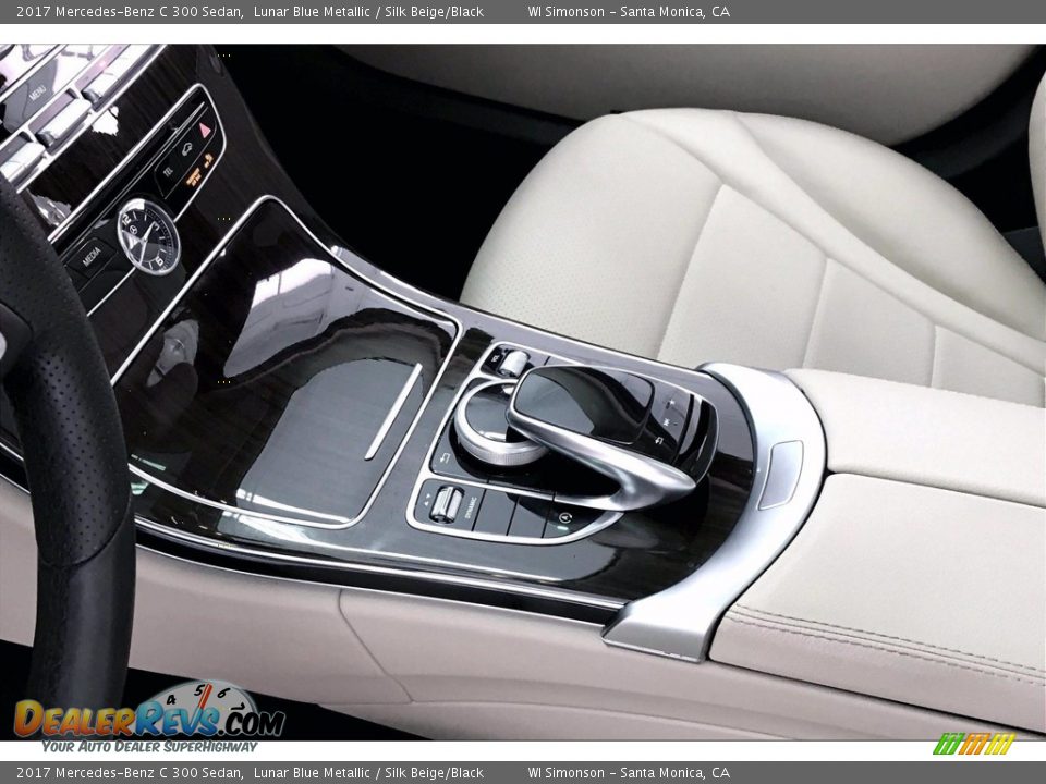 2017 Mercedes-Benz C 300 Sedan Lunar Blue Metallic / Silk Beige/Black Photo #23