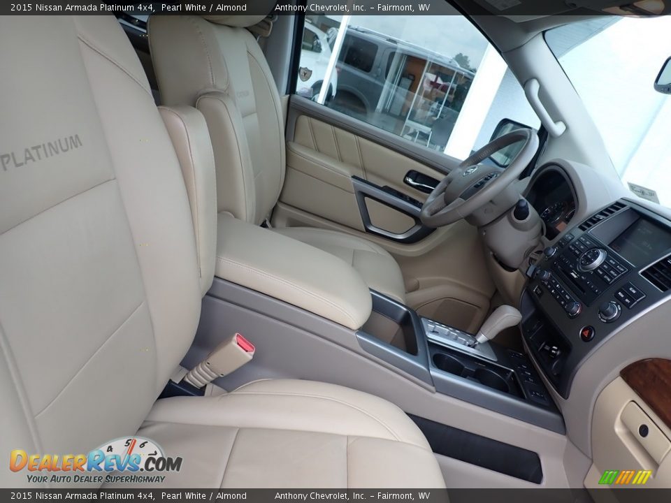 Front Seat of 2015 Nissan Armada Platinum 4x4 Photo #9