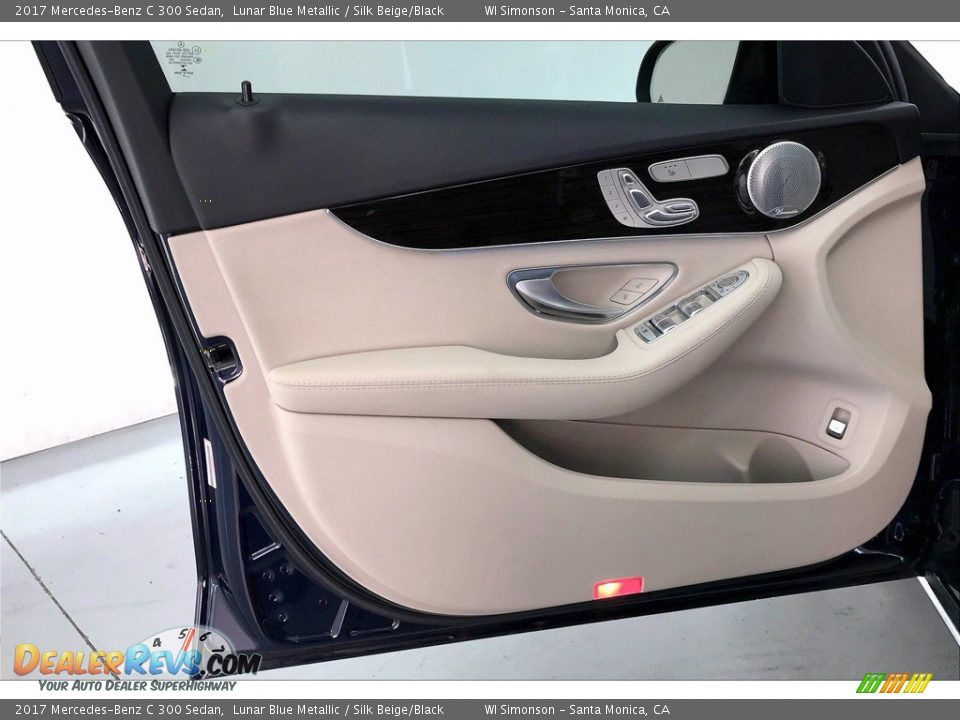 2017 Mercedes-Benz C 300 Sedan Lunar Blue Metallic / Silk Beige/Black Photo #25