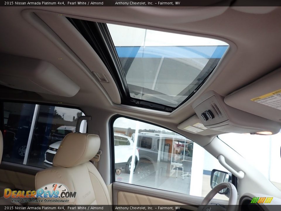 Sunroof of 2015 Nissan Armada Platinum 4x4 Photo #11
