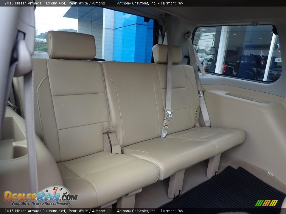 Rear Seat of 2015 Nissan Armada Platinum 4x4 Photo #13