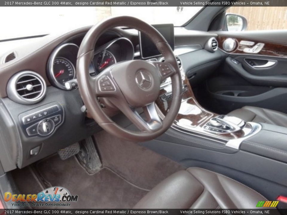 Espresso Brown/Black Interior - 2017 Mercedes-Benz GLC 300 4Matic Photo #4