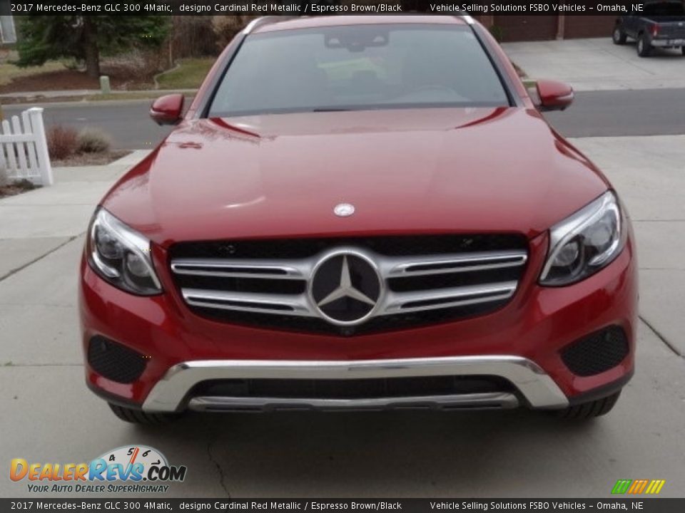 2017 Mercedes-Benz GLC 300 4Matic designo Cardinal Red Metallic / Espresso Brown/Black Photo #8