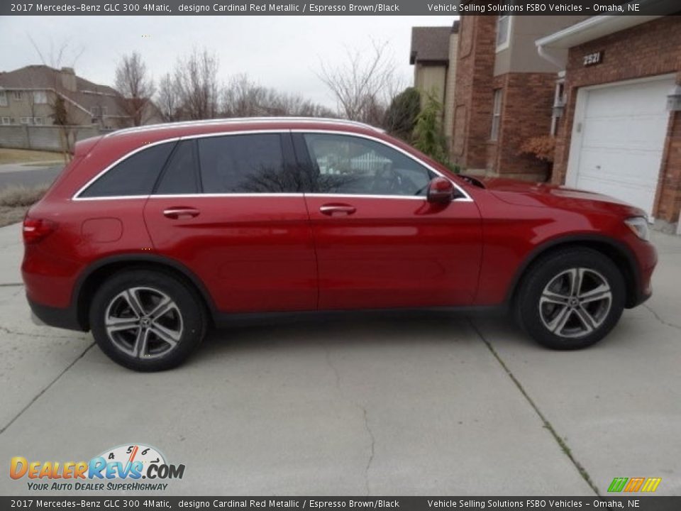 2017 Mercedes-Benz GLC 300 4Matic designo Cardinal Red Metallic / Espresso Brown/Black Photo #10