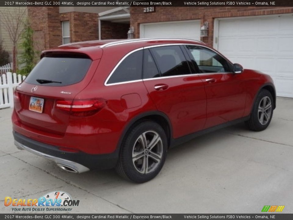 2017 Mercedes-Benz GLC 300 4Matic designo Cardinal Red Metallic / Espresso Brown/Black Photo #11