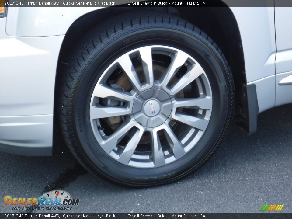 2017 GMC Terrain Denali AWD Quicksilver Metallic / Jet Black Photo #3