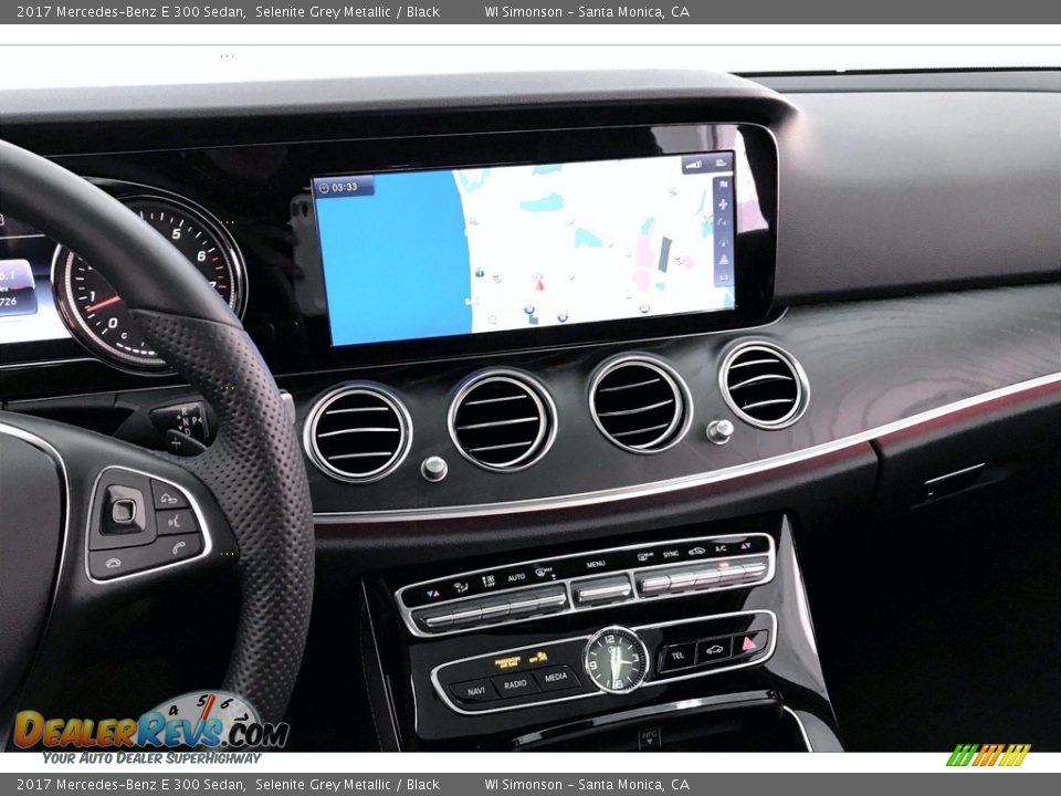 2017 Mercedes-Benz E 300 Sedan Selenite Grey Metallic / Black Photo #5