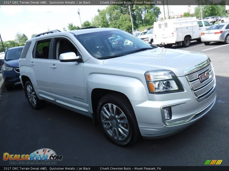 2017 GMC Terrain Denali AWD Quicksilver Metallic / Jet Black Photo #6
