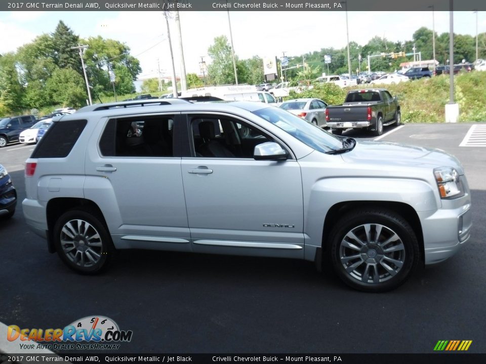 2017 GMC Terrain Denali AWD Quicksilver Metallic / Jet Black Photo #7