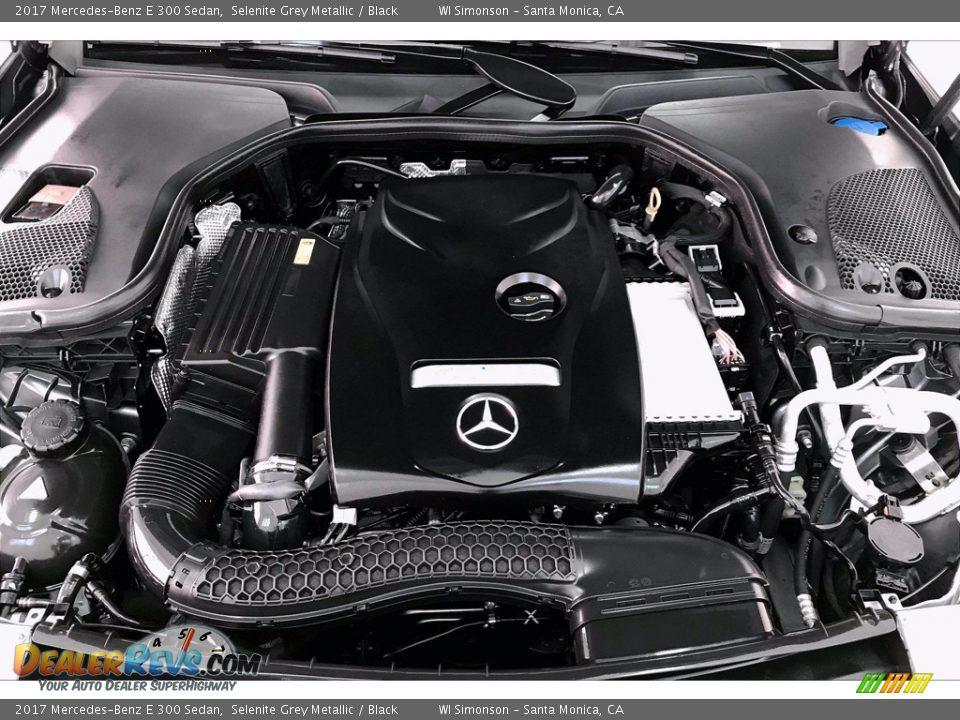 2017 Mercedes-Benz E 300 Sedan Selenite Grey Metallic / Black Photo #9