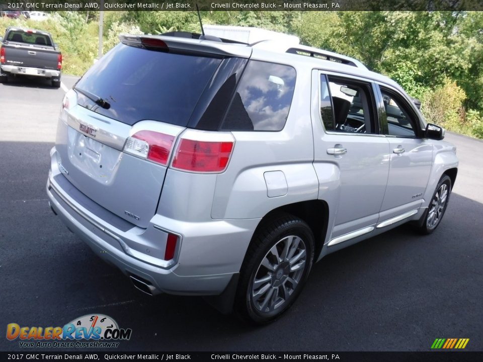 2017 GMC Terrain Denali AWD Quicksilver Metallic / Jet Black Photo #8