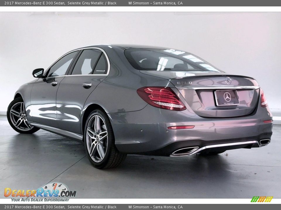 2017 Mercedes-Benz E 300 Sedan Selenite Grey Metallic / Black Photo #10
