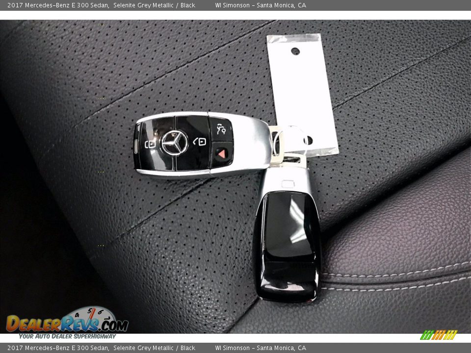 2017 Mercedes-Benz E 300 Sedan Selenite Grey Metallic / Black Photo #11