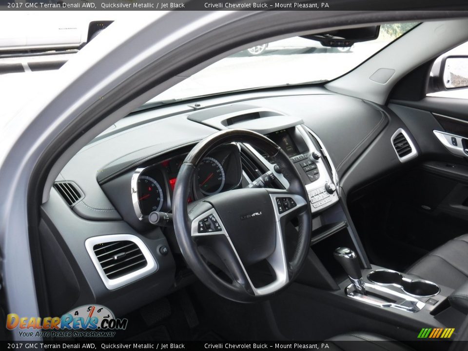 2017 GMC Terrain Denali AWD Quicksilver Metallic / Jet Black Photo #14