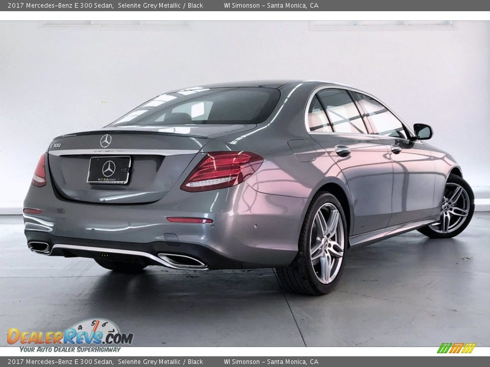 2017 Mercedes-Benz E 300 Sedan Selenite Grey Metallic / Black Photo #16