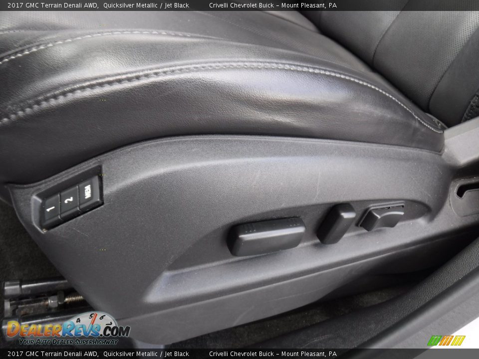 2017 GMC Terrain Denali AWD Quicksilver Metallic / Jet Black Photo #16