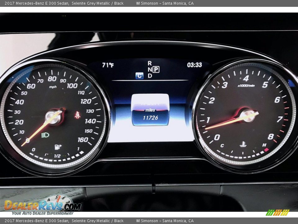 2017 Mercedes-Benz E 300 Sedan Selenite Grey Metallic / Black Photo #20