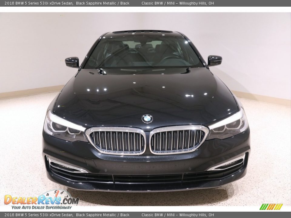 2018 BMW 5 Series 530i xDrive Sedan Black Sapphire Metallic / Black Photo #2