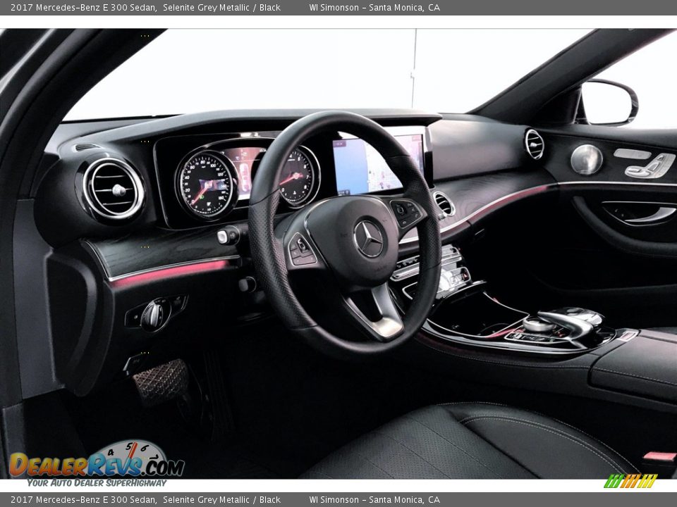 2017 Mercedes-Benz E 300 Sedan Selenite Grey Metallic / Black Photo #22