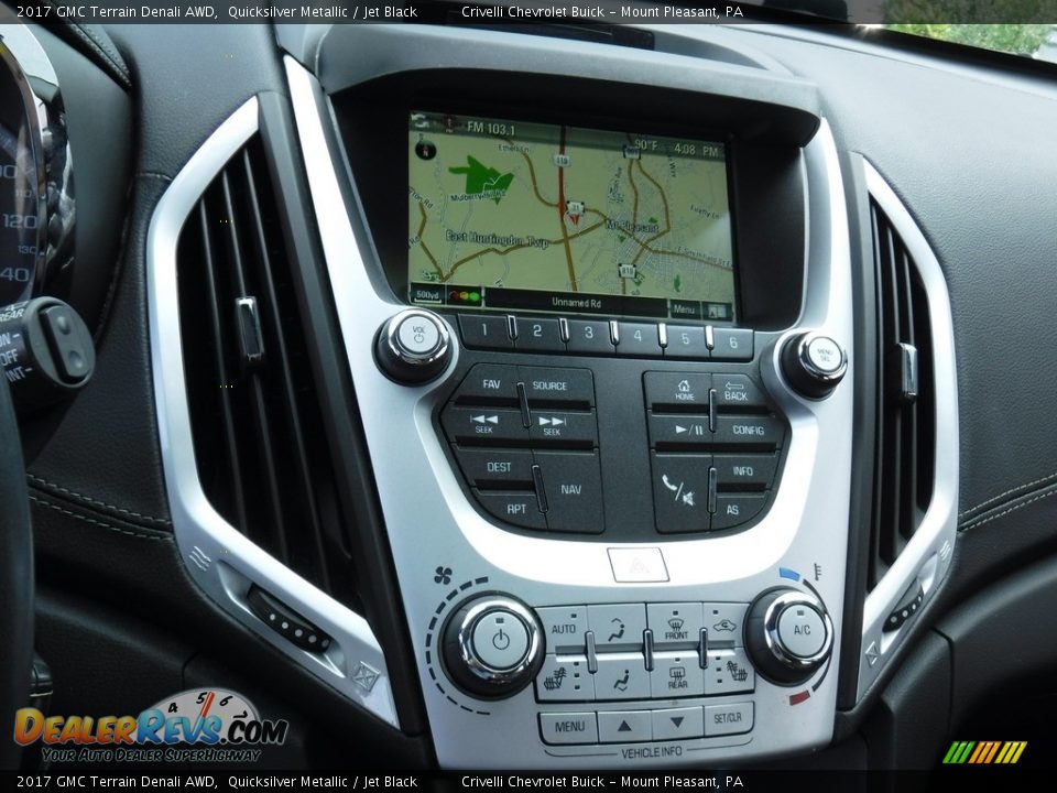 2017 GMC Terrain Denali AWD Quicksilver Metallic / Jet Black Photo #21