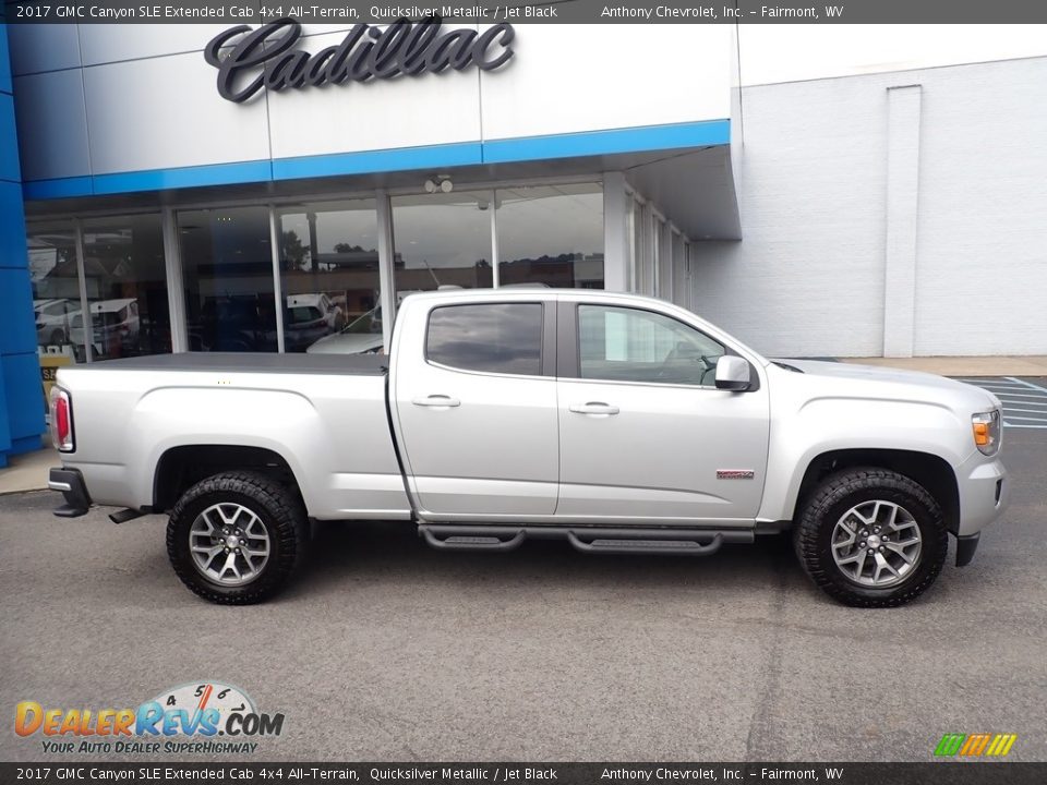 Quicksilver Metallic 2017 GMC Canyon SLE Extended Cab 4x4 All-Terrain Photo #2