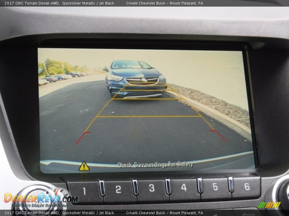 2017 GMC Terrain Denali AWD Quicksilver Metallic / Jet Black Photo #24