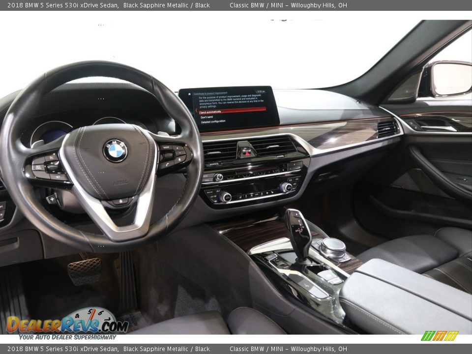 2018 BMW 5 Series 530i xDrive Sedan Black Sapphire Metallic / Black Photo #7