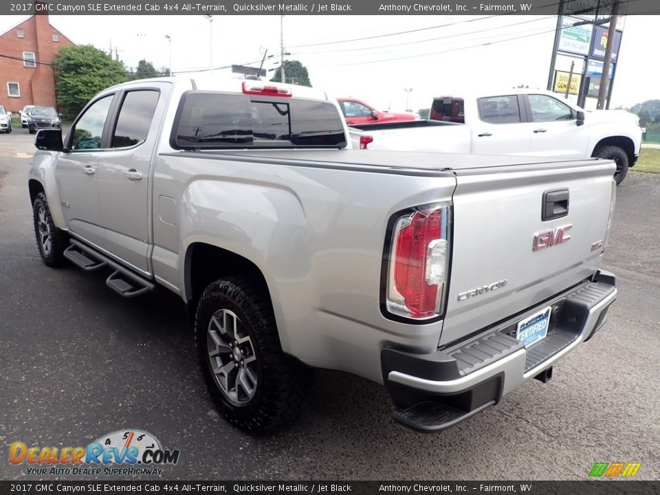 Quicksilver Metallic 2017 GMC Canyon SLE Extended Cab 4x4 All-Terrain Photo #5