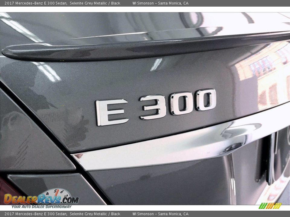 2017 Mercedes-Benz E 300 Sedan Selenite Grey Metallic / Black Photo #27