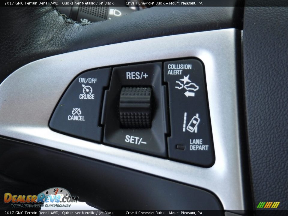 2017 GMC Terrain Denali AWD Quicksilver Metallic / Jet Black Photo #26