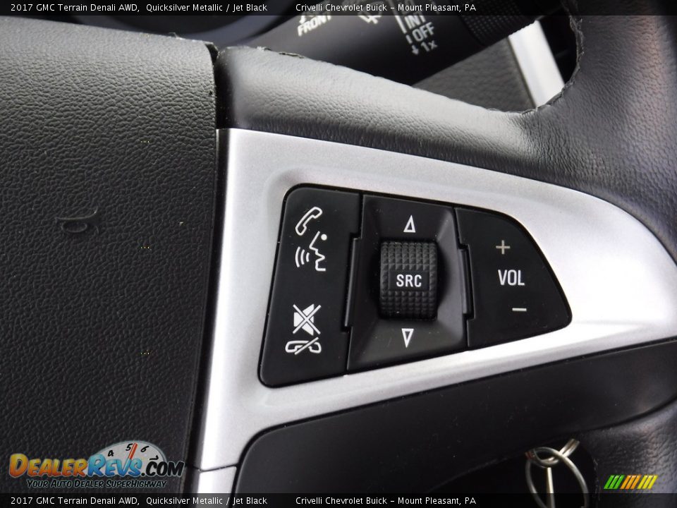 2017 GMC Terrain Denali AWD Quicksilver Metallic / Jet Black Photo #27