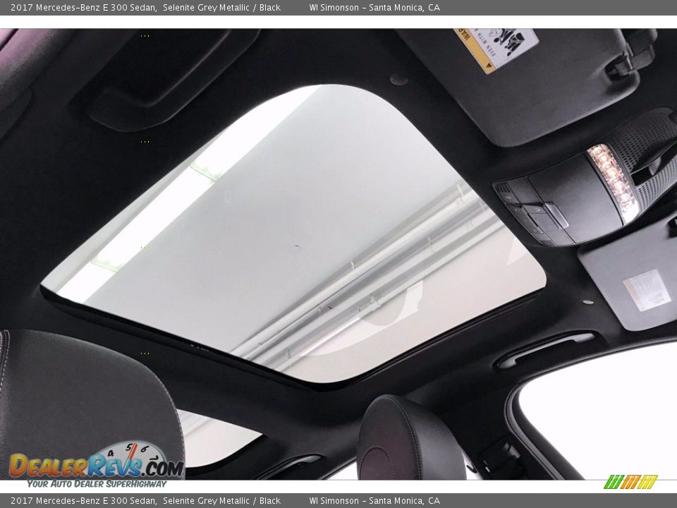2017 Mercedes-Benz E 300 Sedan Selenite Grey Metallic / Black Photo #29